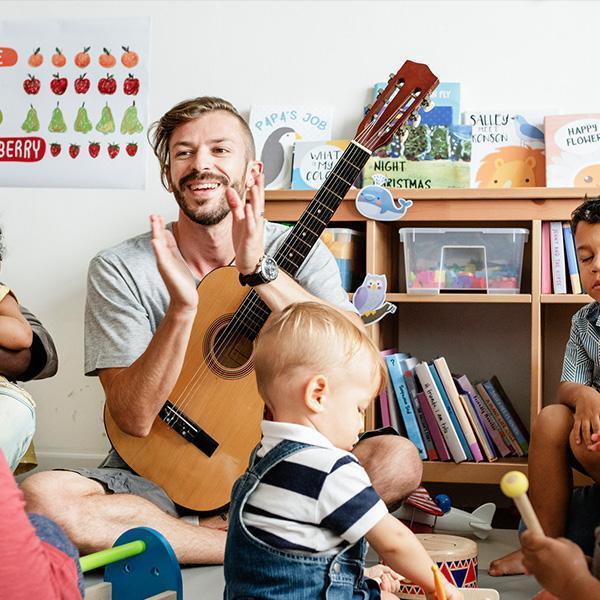 Zajęcia muzyczne w przedszkolu